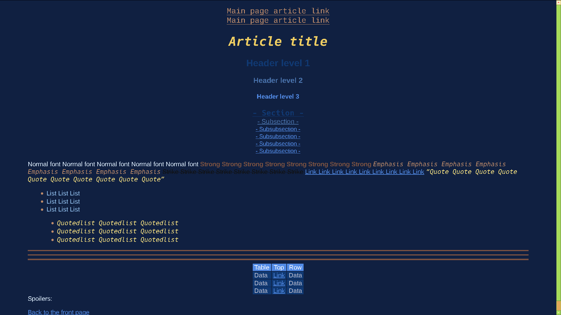 Deep Water theme screenshot