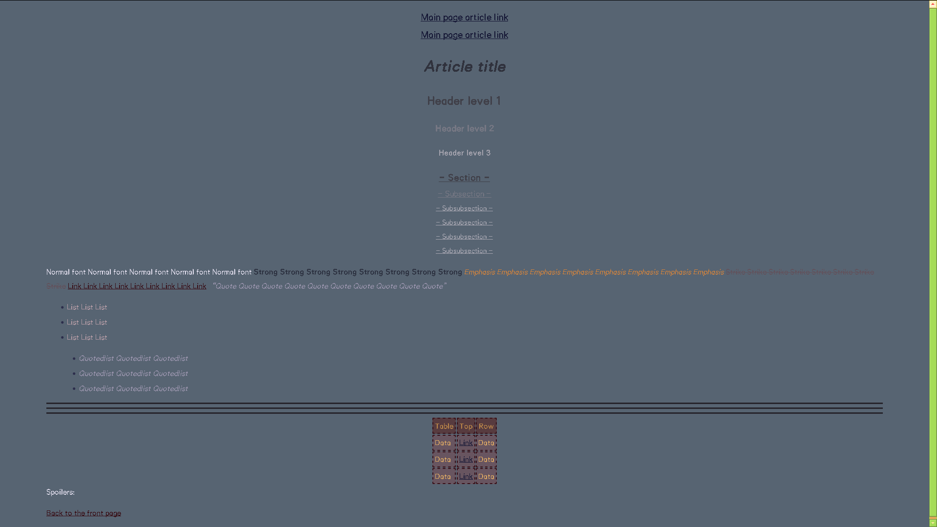 Kanoe theme screenshot