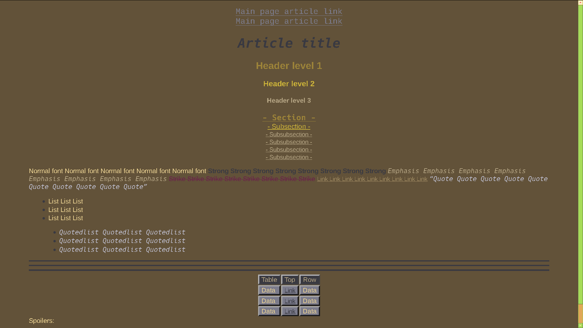Sand theme screenshot