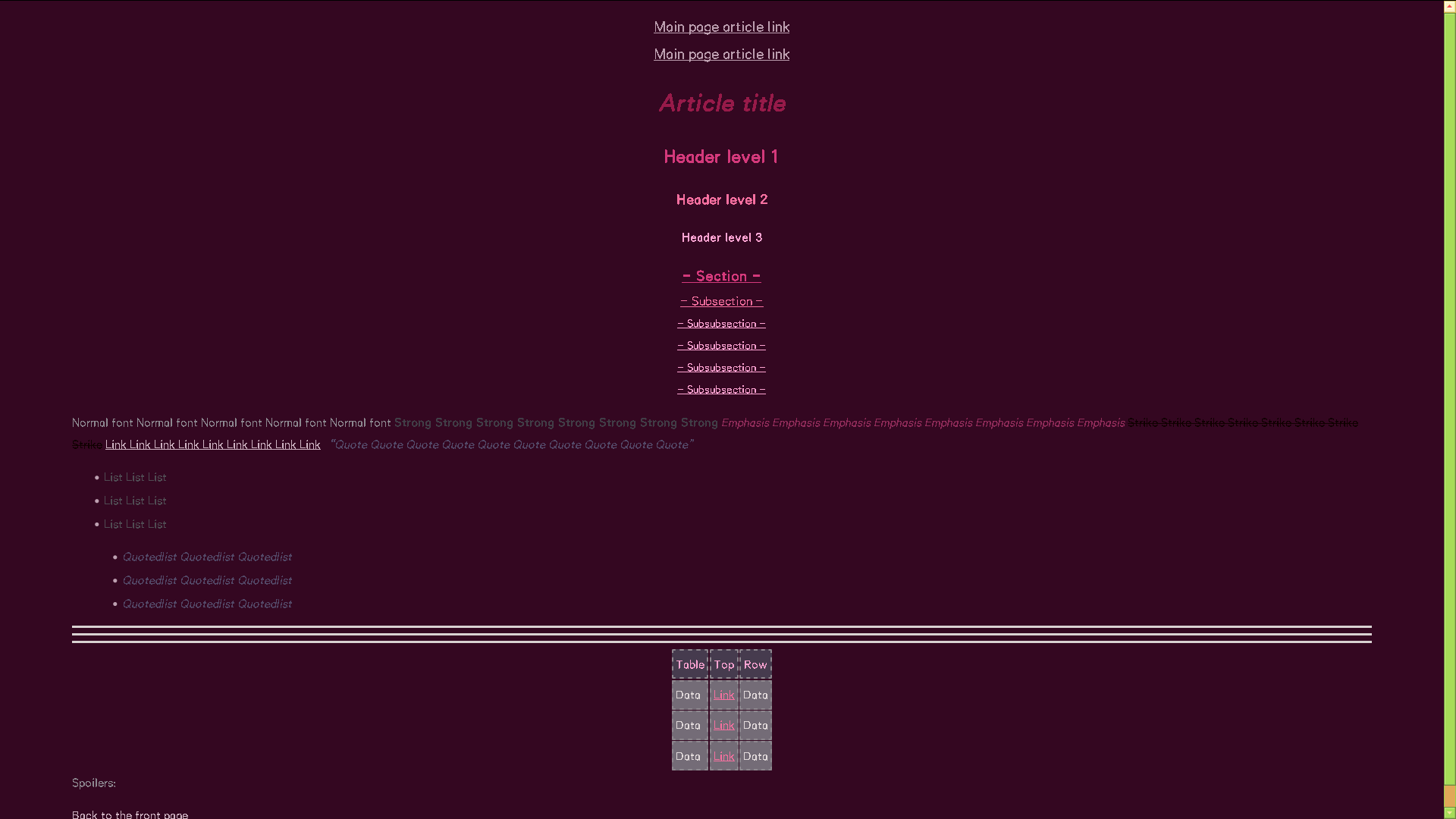 Shuro theme screenshot